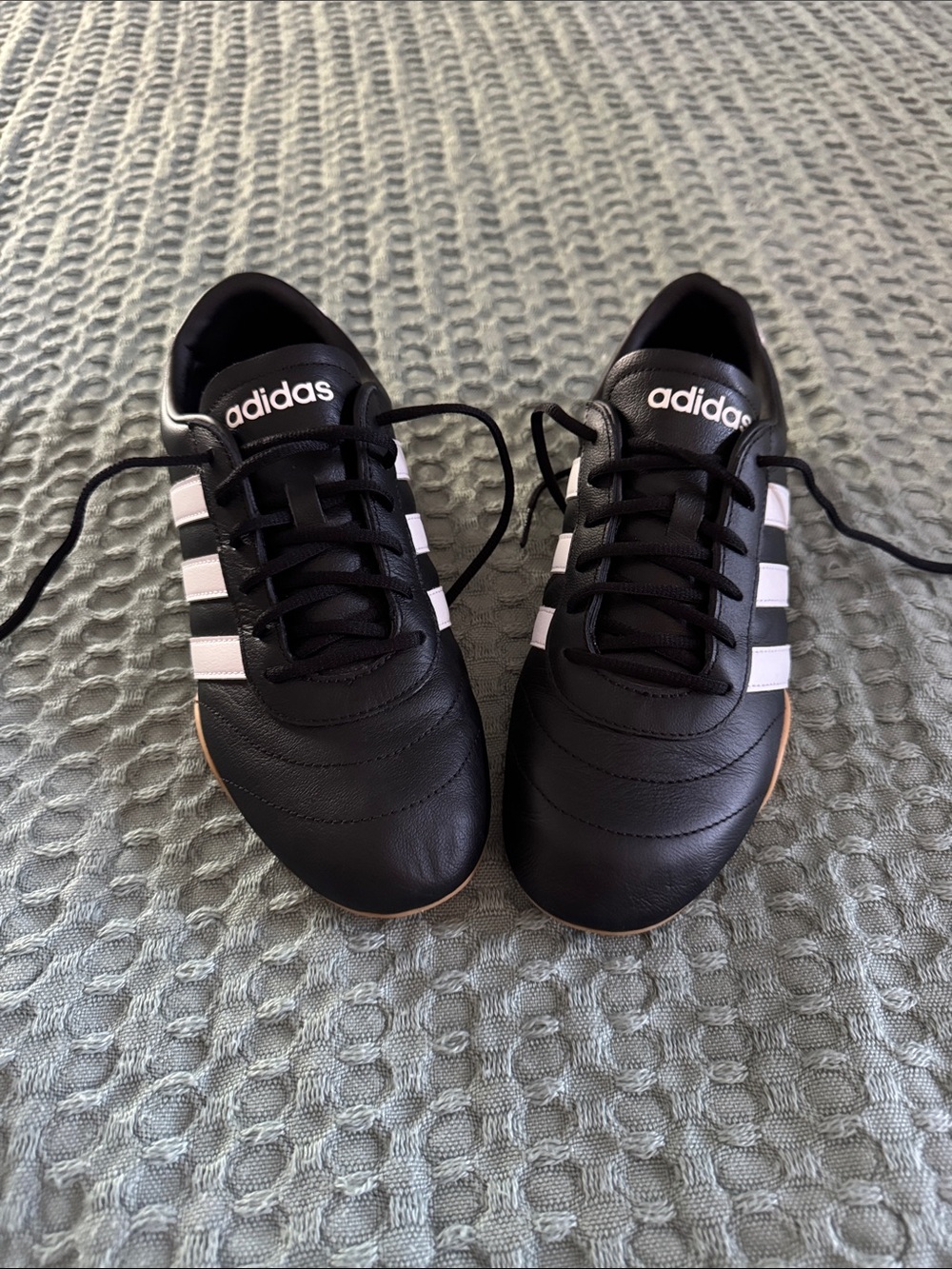 adidas Taekwondo Lace Core Black White Shoes Women’s Size 8